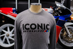 "Live Iconic/Ride Iconic" Long Sleeve Shirt (Gray)