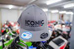 Iconic Motorbikes (Gray) FlexFit Hat