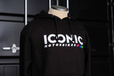 Iconic Motorbikes Hoodies (Black - Heavyweight)