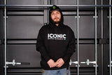 Iconic Motorbikes Hoodies (Black - Heavyweight)